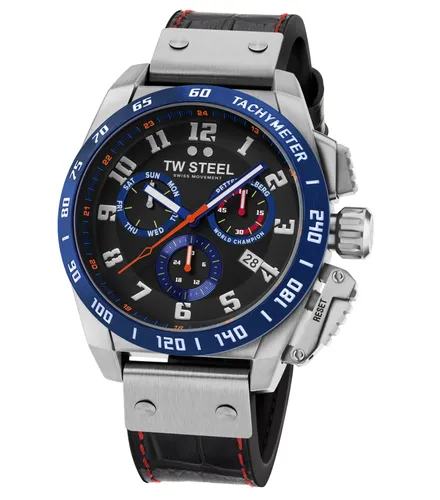 TW Steel Watch Fast Lane Canteen Petter Solberg Limited Edition - Blue