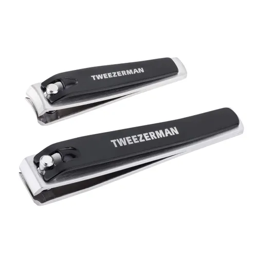 Tweezerman Stainless Steel Nail Clipper 2-Piece Set