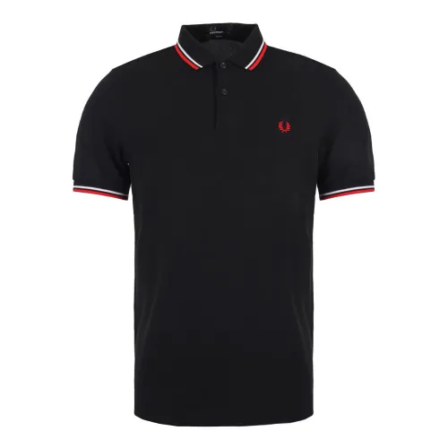Twin Tipped Polo Shirt - Navy