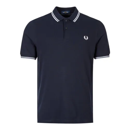 Twin Tipped Polo Shirt - Navy