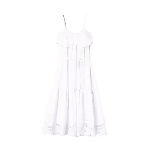 Twinset , Basic Dress ,White female, Sizes: