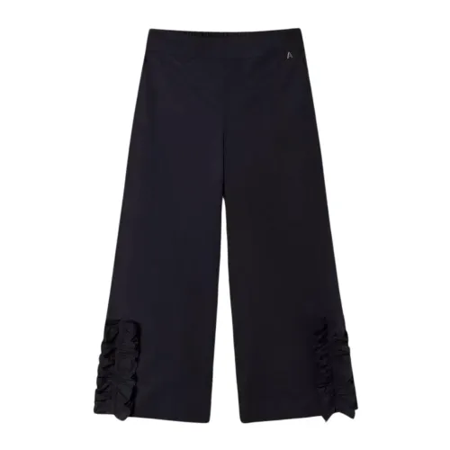 Twinset , Cropped Trousers ,Black female, Sizes: