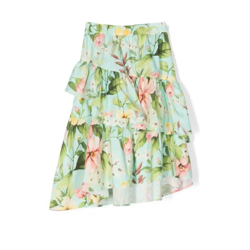 Twinset , Floral Print Midi Skirt ,Multicolor female, Sizes: