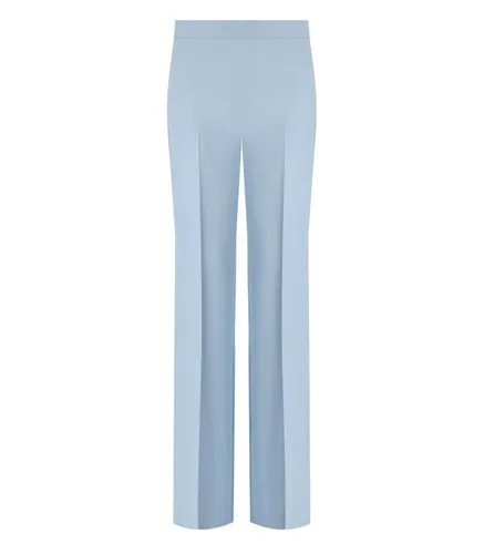 TWINSET LIGHT BLUE FLARE TROUSERS
