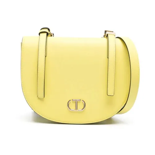 Twinset , Light Lemon Shoulder Bag ,Yellow female, Sizes: ONE SIZE