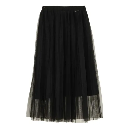 Twinset , Midi Skirts ,Black female, Sizes: