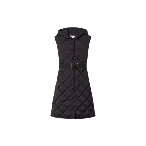 Twinset , Padded Gilet with Oval Buckle T Art. 232Tp2241 ,Black female, Sizes: