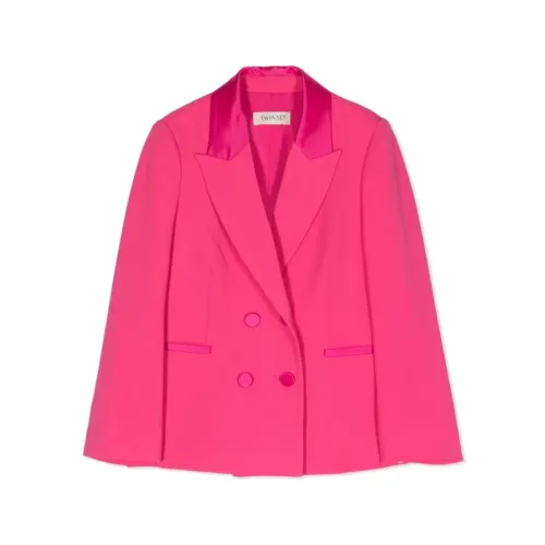 Twinset , Stylish Jackets ,Pink female, Sizes: