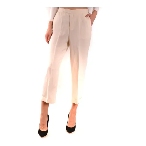 Twinset , Trousers 191Tp2202 ,Beige female, Sizes: