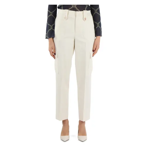 Twinset , Trousers ,Beige female, Sizes: