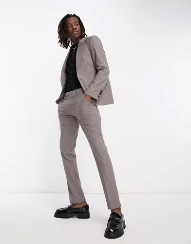 Twisted Tailor buscot suit trousers in mink grey-Neutral