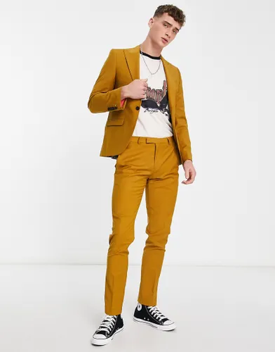 Twisted Tailor buscot suit trousers in yellow