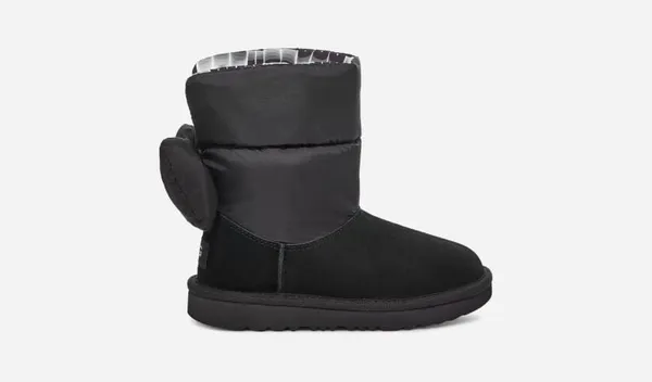 UGG® Bailey Bow Maxi Boot for Kids in Black