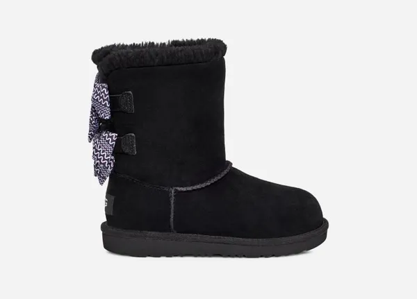 UGG® Bailey Bow Squiggles Boot in Black