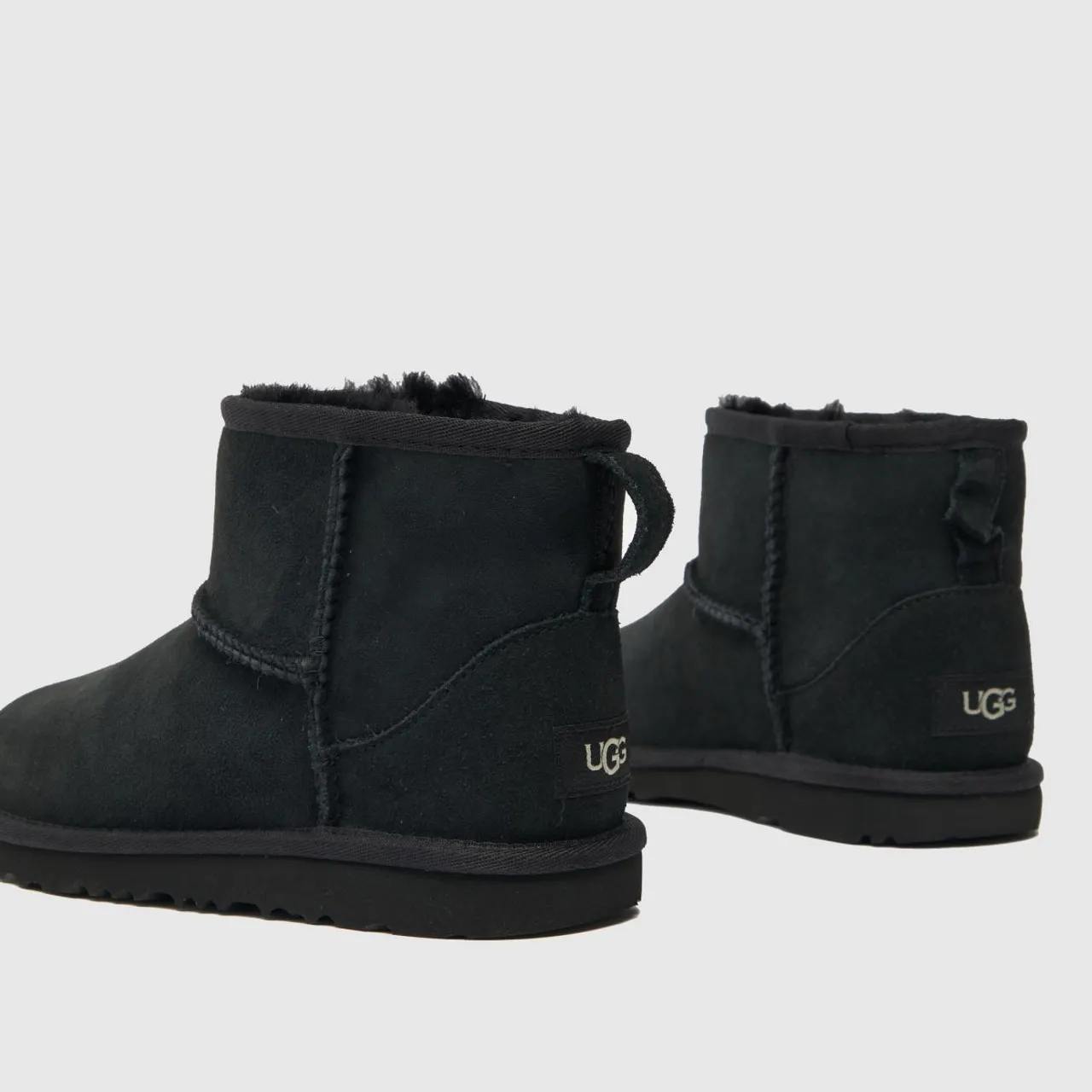 Ugg Black Classic Mini Ii Junior Boots