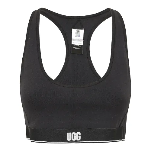 UGG , Black Logo Bralette ,Black female, Sizes: