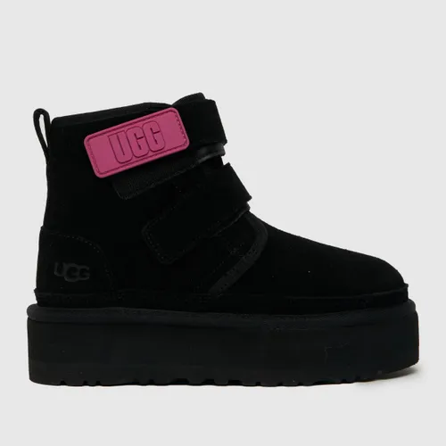 Ugg Black Neumel Platform Girls Junior Boots