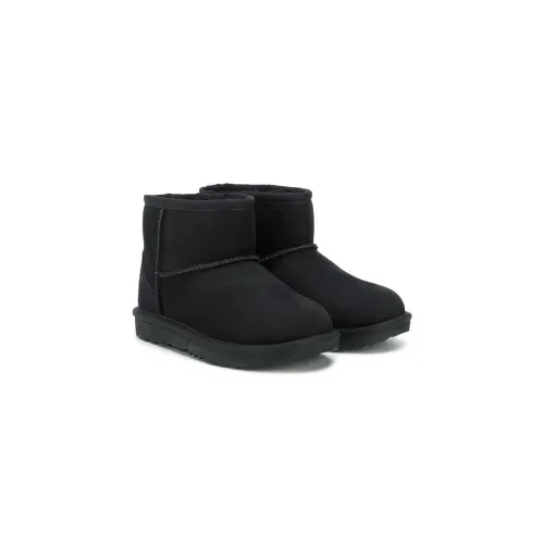 UGG , Black Reversed Sheepskin Kids Boots ,Black female, Sizes: