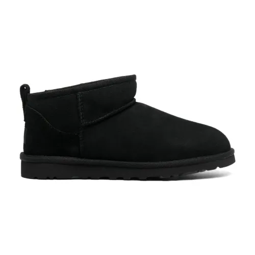 UGG , Black Sheepskin Boots ,Black male, Sizes: