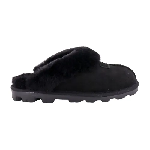 UGG , Black Suede Mule Sandals for Women ,Black female, Sizes: