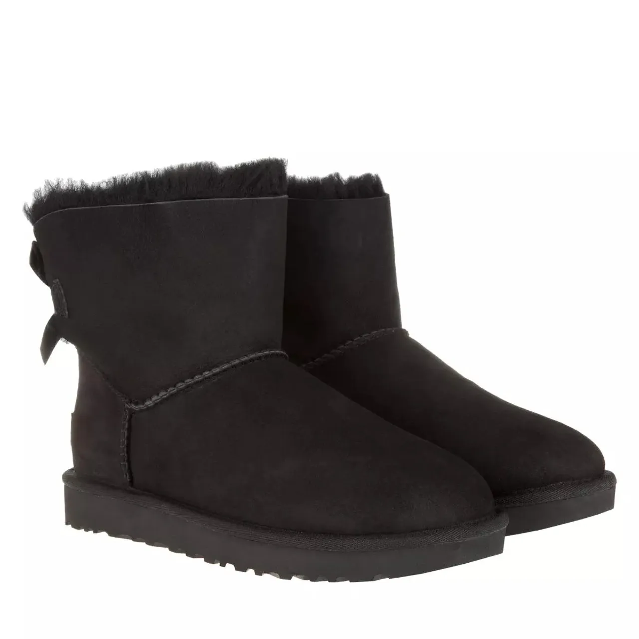 UGG Boots & Ankle Boots - W Mini Bailey Bow Ii - black - Boots & Ankle Boots for ladies