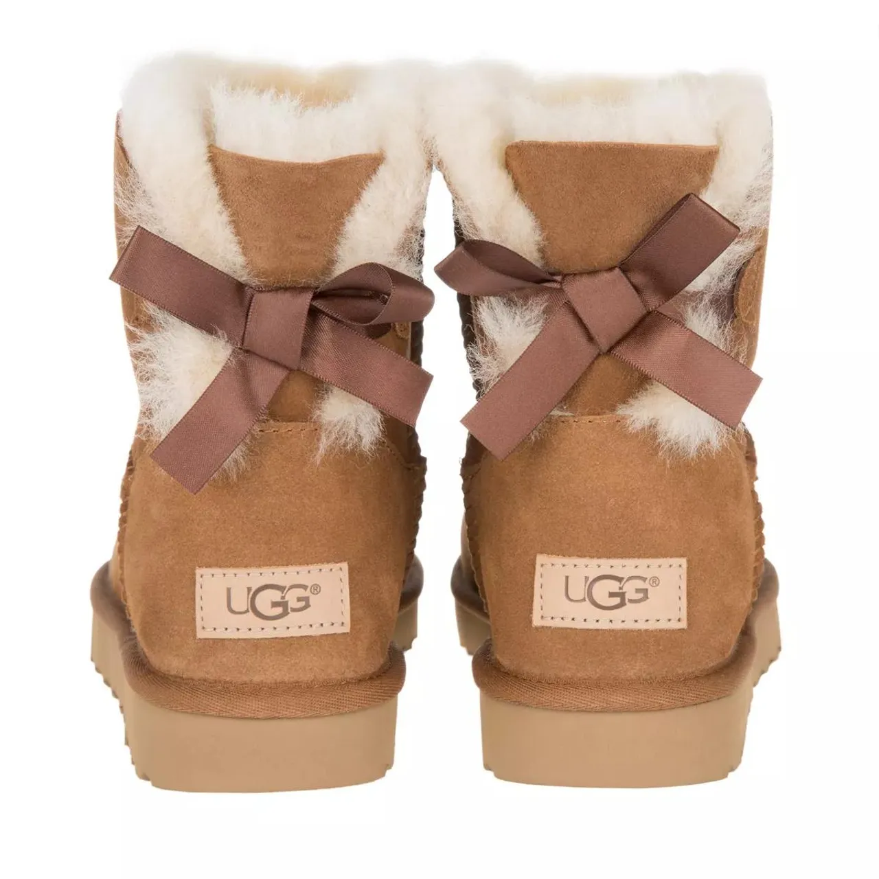 UGG Boots & Ankle Boots - W Mini Bailey Bow Ii - cognac - Boots & Ankle Boots for ladies