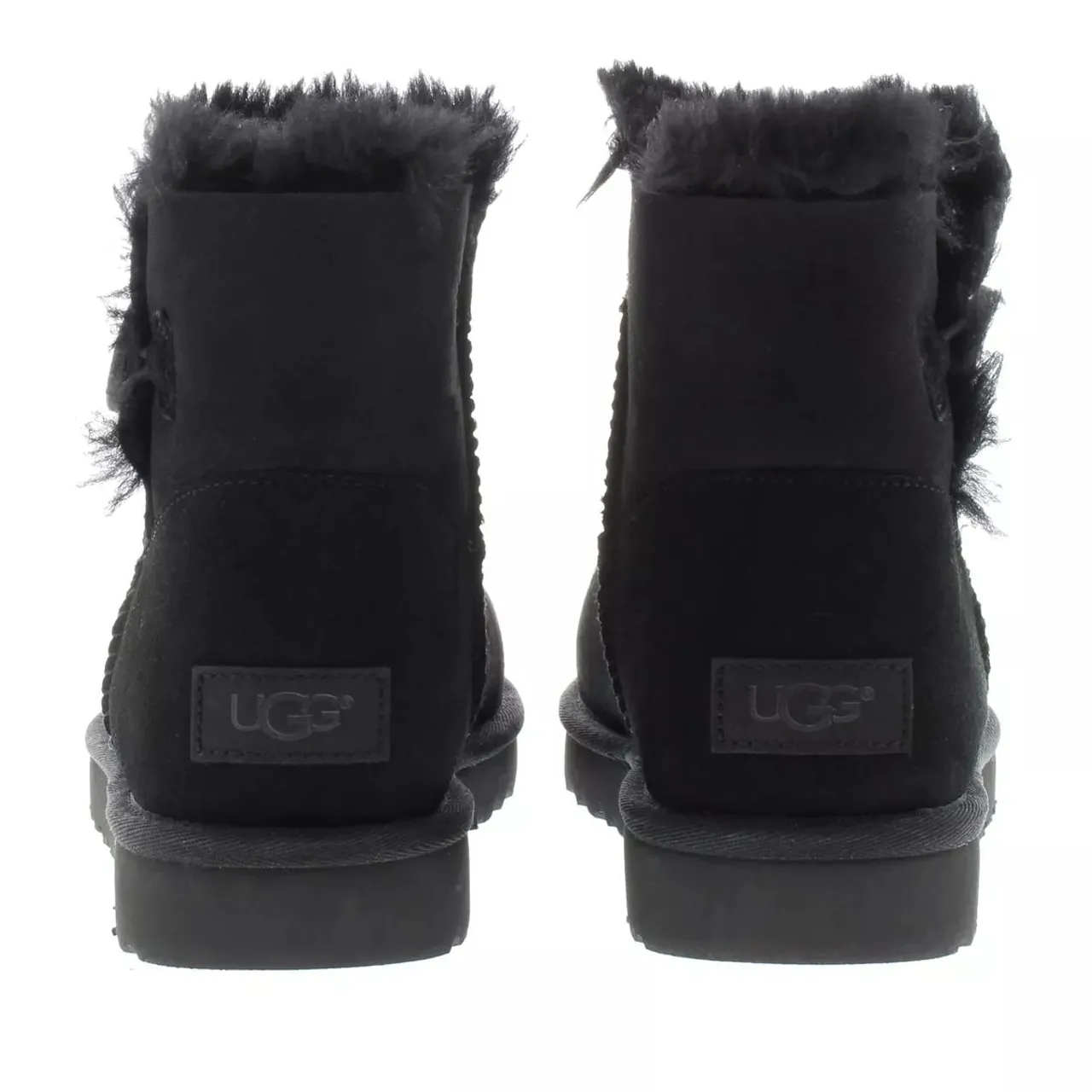 UGG Boots & Ankle Boots - W Mini Bailey Button Ii - black - Boots & Ankle Boots for ladies