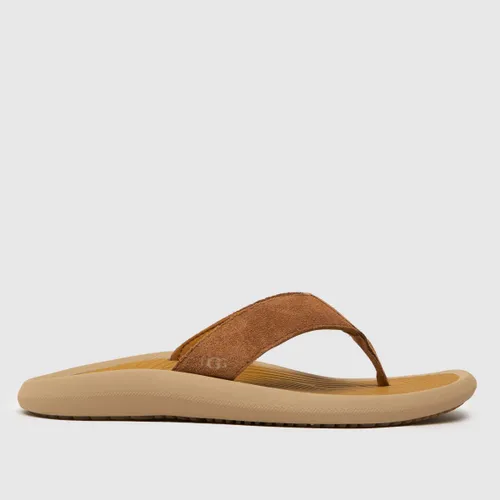 Ugg Brookside Ii Flip Sandals In Tan