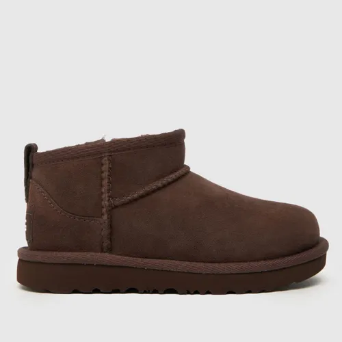 Ugg Brown Classic Ultra Mini Toddler Boots