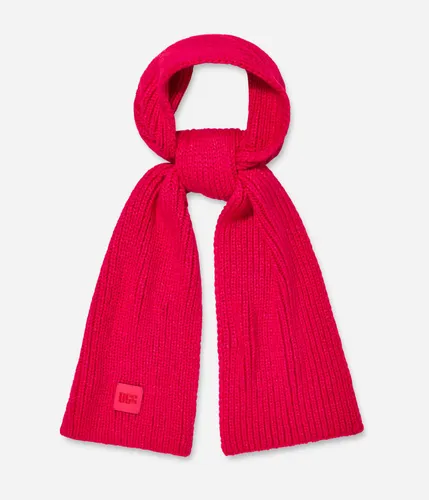 UGG® Chunky Rib Knit Scarf for Women in Cerise