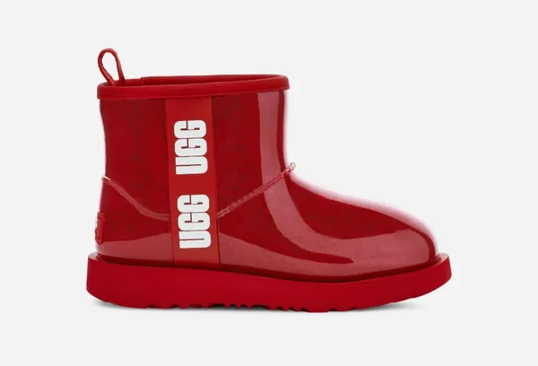 UGG® Classic Clear Mini Boot for Women in Red