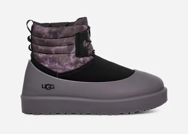 UGG® Classic Mini Lace WEA Smokescreen Boot in Black