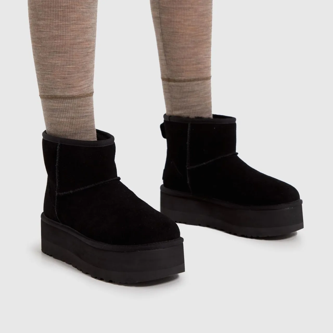 Ugg Classic Mini Platform Boots In Black