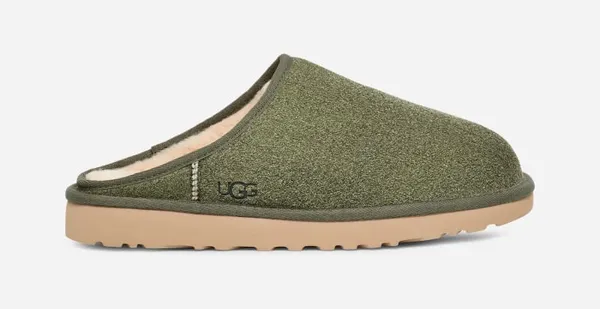 UGG® Classic Shaggy Suede Slip-On for Men in Deep Shade