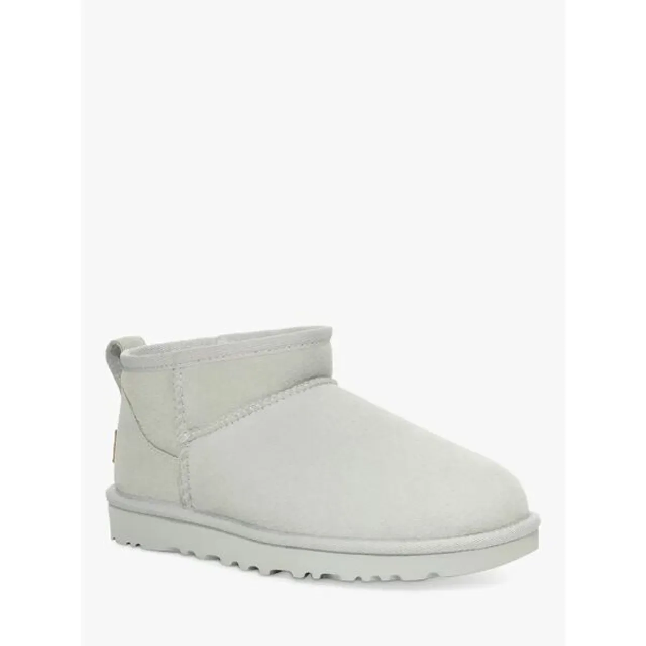 UGG Classic Ultra Mini Sheepskin and Suede Ankle Boots - Goose - Female