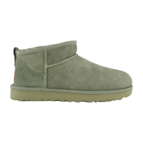 UGG , ClassicUltraMini Shaded Clover Boots ,Green female, Sizes: