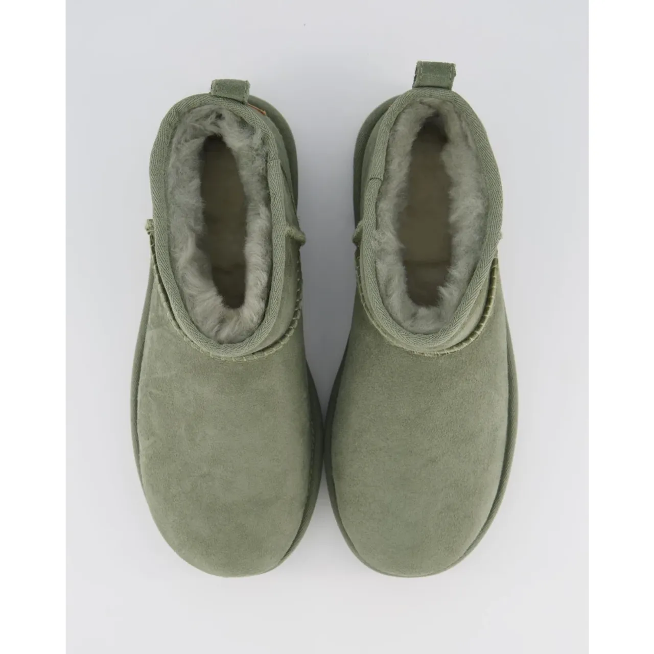 UGG , ClassicUltraMini Shaded Clover Boots ,Green female, Sizes: