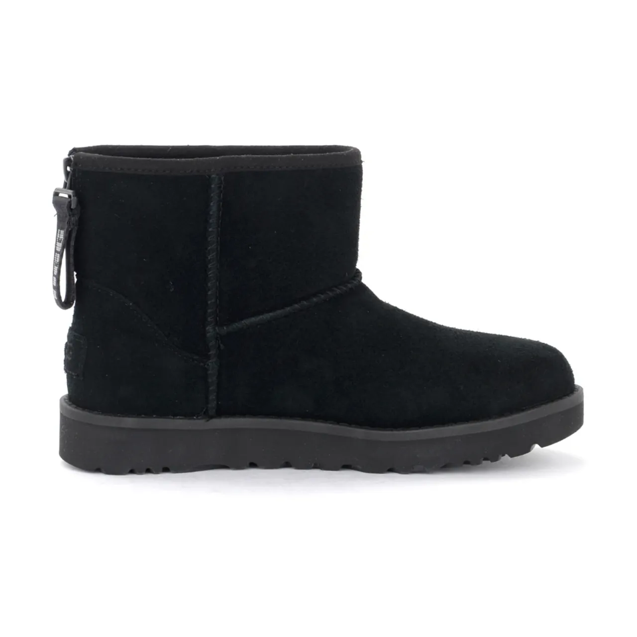 UGG , Clic Mini Logo Zip Boots ,Black female, Sizes: