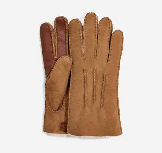 UGG® Contrast Sheepskin Tech Glove for Men in Brown