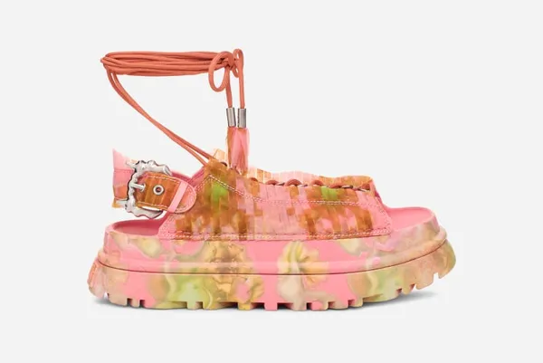 UGG® CS Goldenglow Sandal in Pink Floral