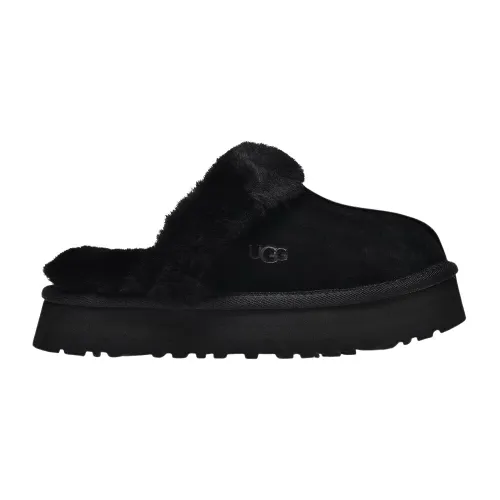 UGG , Disquette Slippers ,Black female, Sizes: