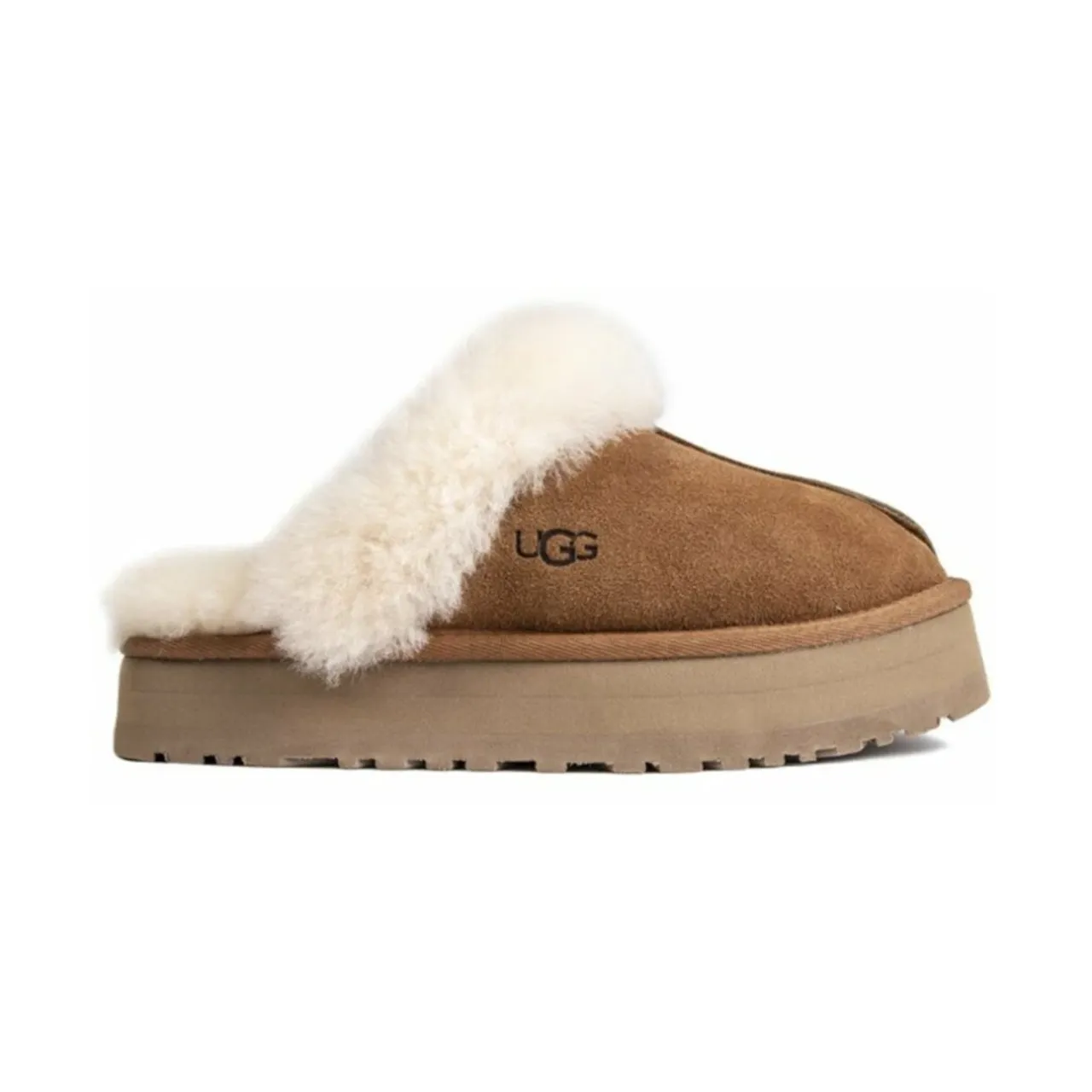 UGG , Disquette Slippers ,Brown female, Sizes: