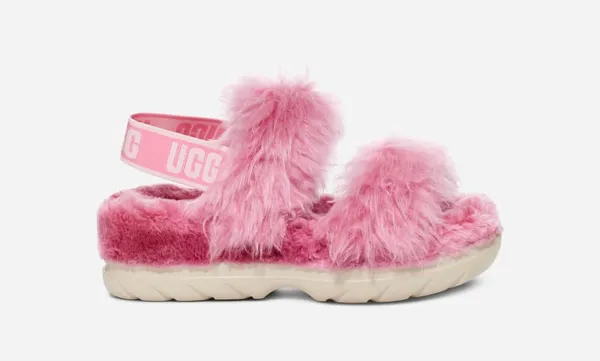 UGG® Fluff Sugar Sandal for Women in Pink