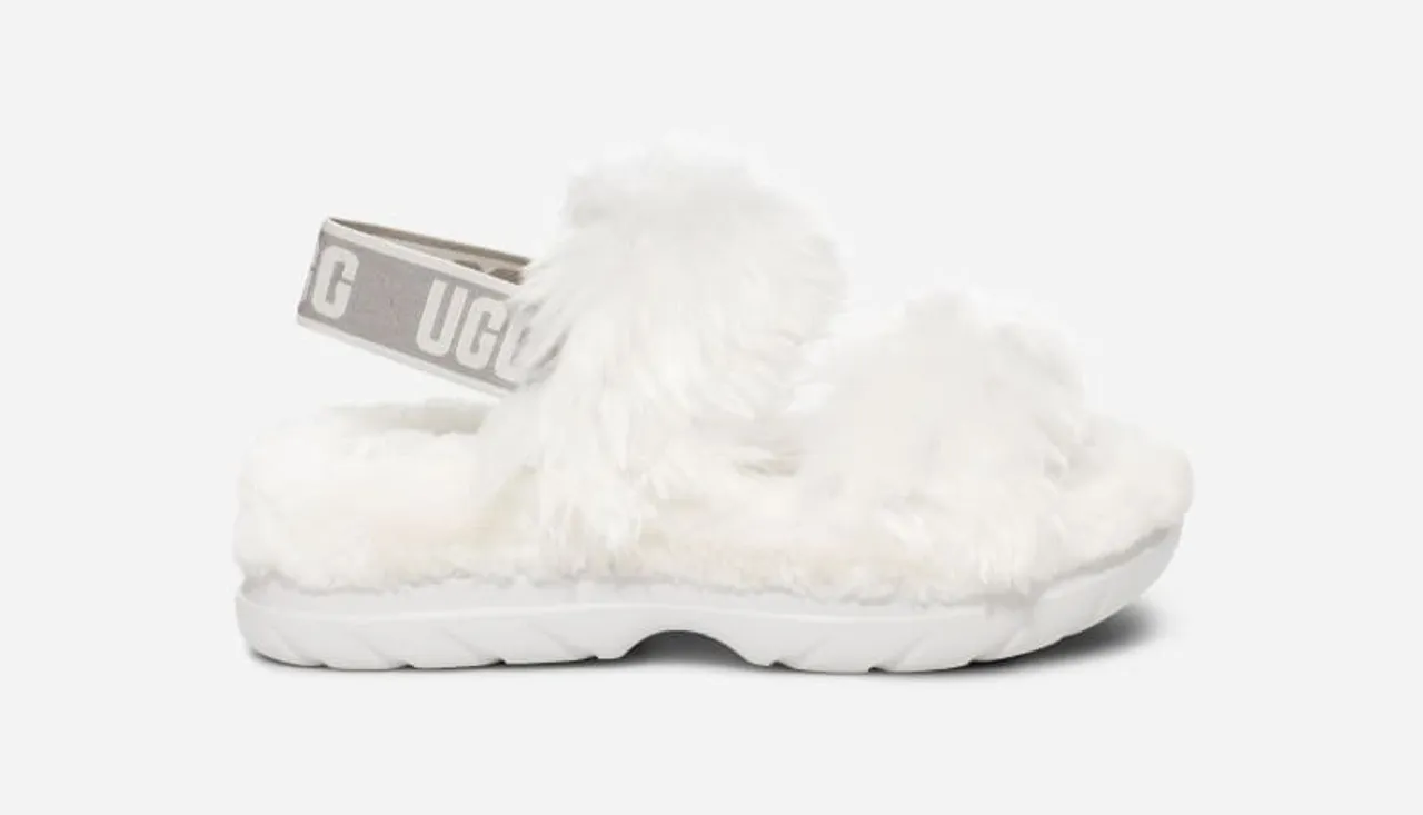 UGG® Fluff Sugar Sandal for Women in White