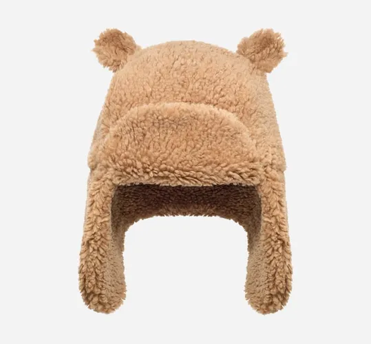 UGG® fluff Trapper Hat in Brown