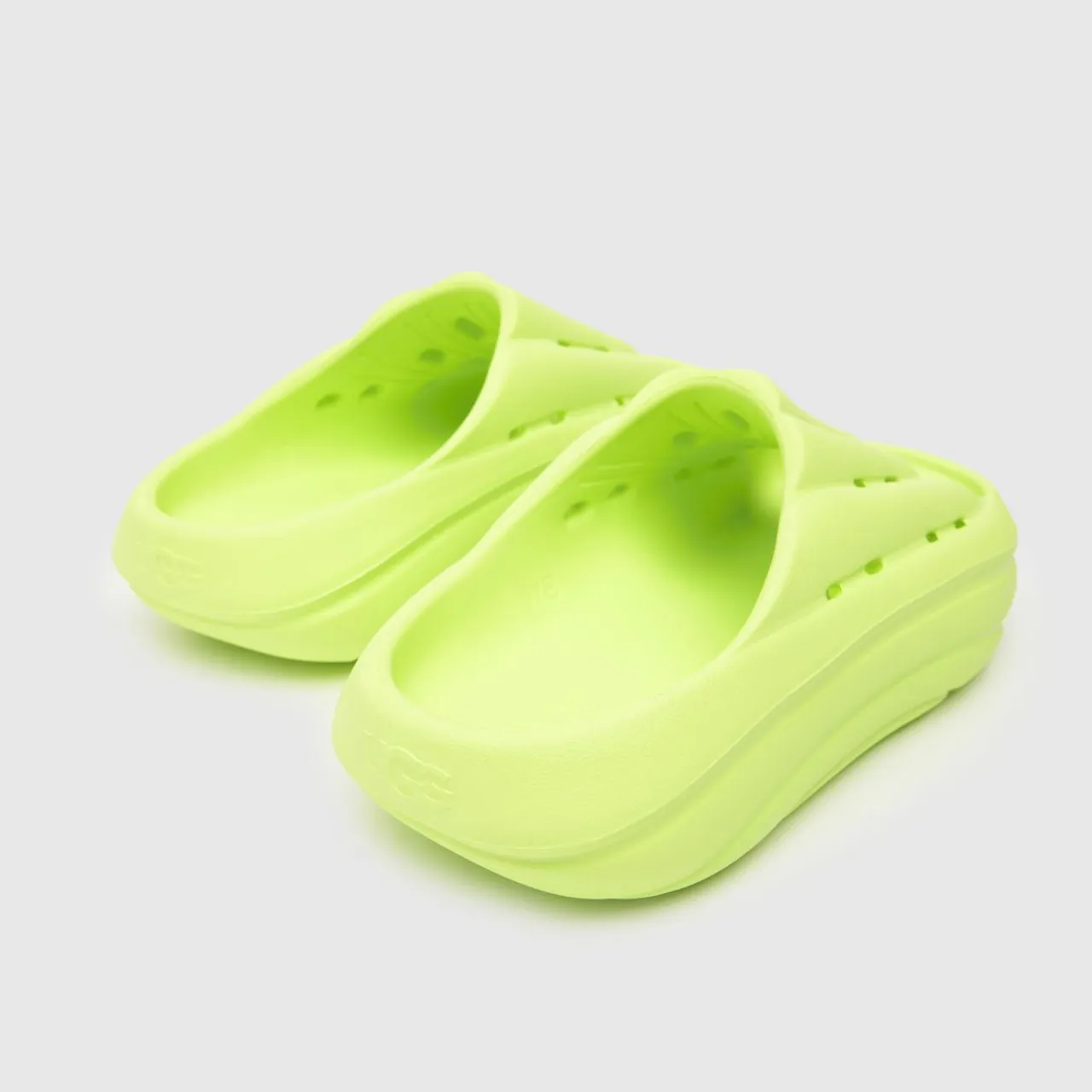 Ugg Foamo Slide Sandals In Lime