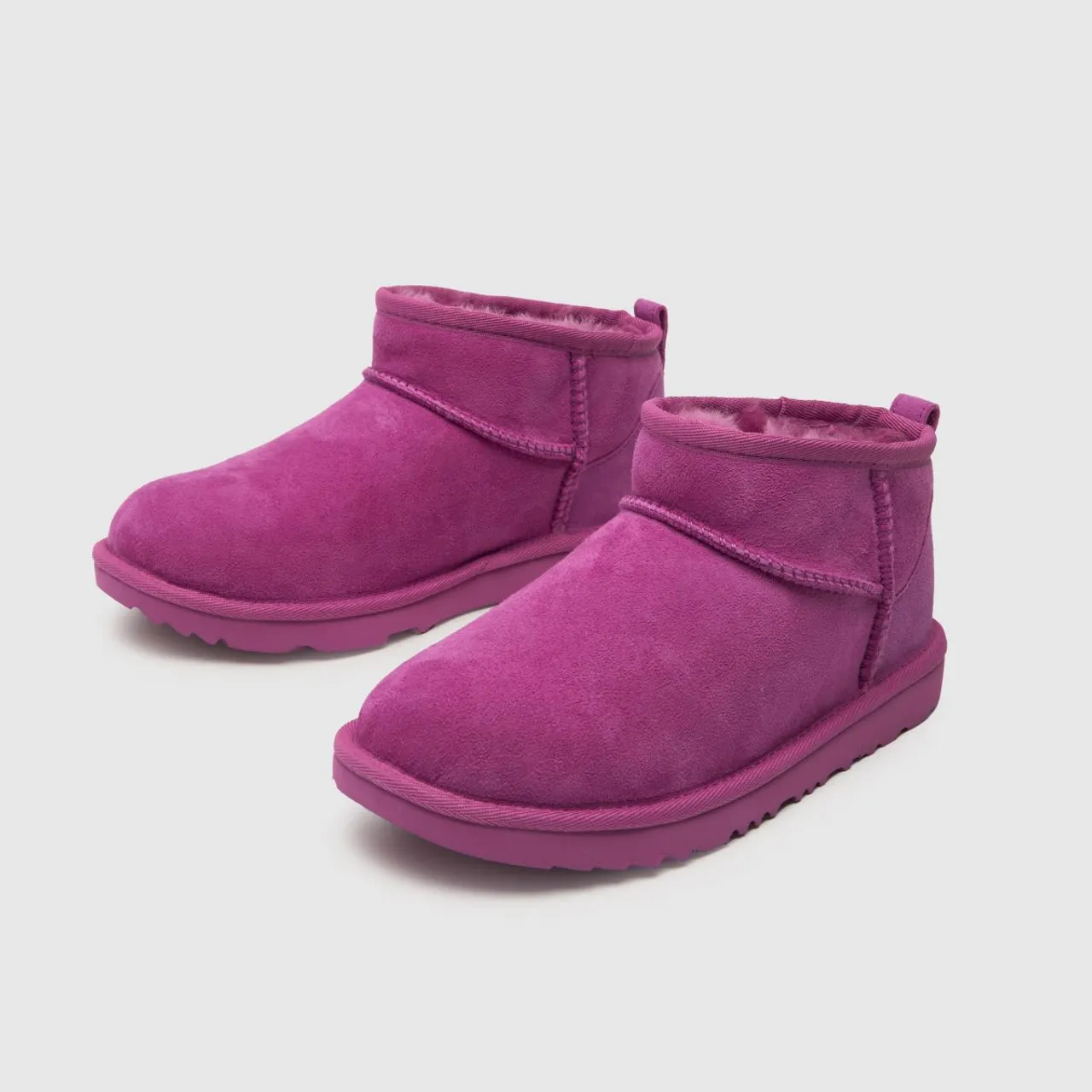 UGG Girls Purple Classic Ultra Mini Boots