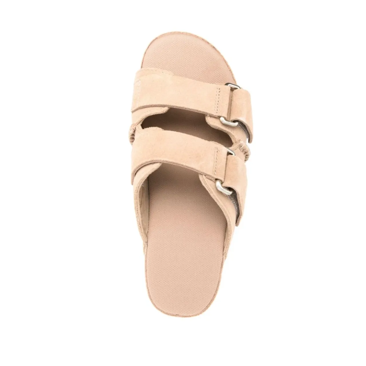 UGG , Goldenstar Hi Slide Flat Shoes ,Beige female, Sizes: