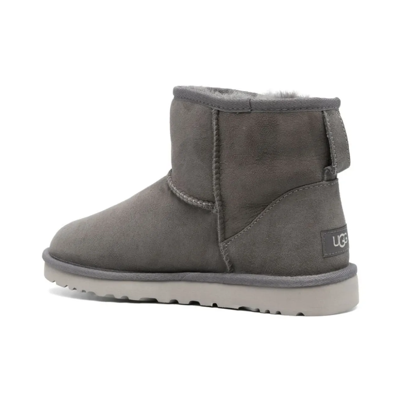 UGG , Grey Classic Mini Boots ,Gray male, Sizes: