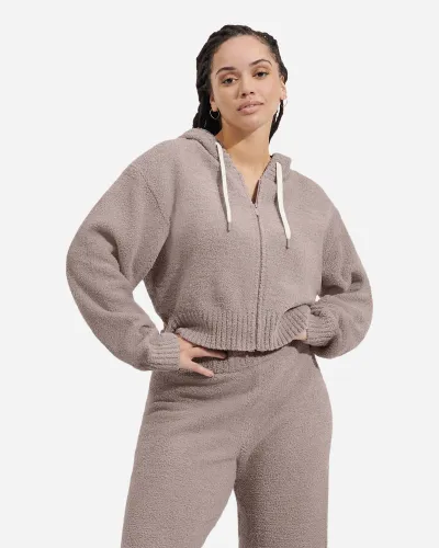 UGG® Hana Zip Hoodie for Women in Grey